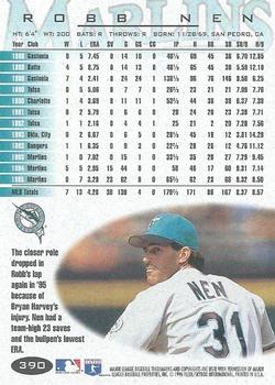 1996 Fleer #390 Robb Nen Back