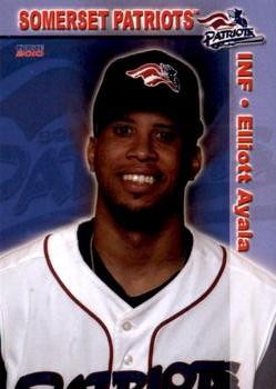 2010 Choice Somerset Patriots #5 Elliott Ayala Front