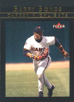 2002 Fleer - Barry Bonds Career Highlights #6 BB Barry Bonds Front