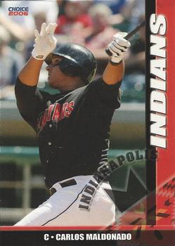 2006 Choice Indianapolis Indians #15 Carlos Maldonado Front