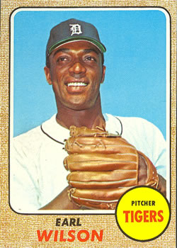 1968 Topps #160 Earl Wilson Front