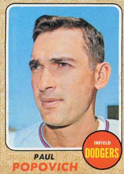 1968 Topps #266 Paul Popovich Front