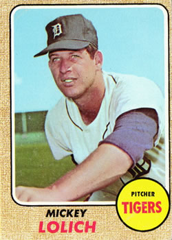 1968 Topps #414 Mickey Lolich Front
