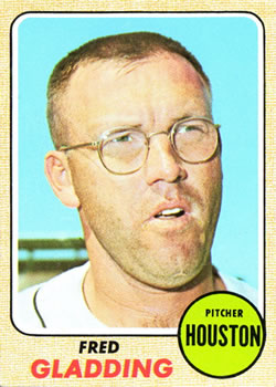 1968 Topps #423 Fred Gladding Front