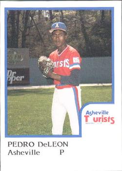 1986 ProCards Asheville Tourists #NNO Pedro DeLeon Front