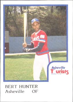 1986 ProCards Asheville Tourists #NNO Bert Hunter Front