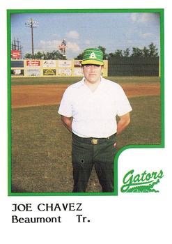 1986 ProCards Beaumont Golden Gators #NNO Joe Chavez Front