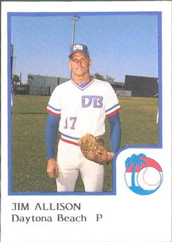 1986 ProCards Daytona Beach Islanders #1 Jim Allison Front