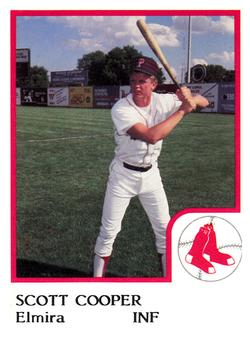 1986 ProCards Elmira Pioneers #6 Scott Cooper Front