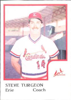 1986 ProCards Erie Cardinals #NNO Steve Turgeon Front