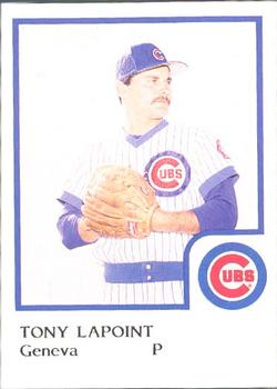 1986 ProCards Geneva Cubs #15 Tony Lapoint Front