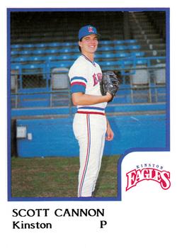 1986 ProCards Kinston Eagles #3 Scott Cannon Front
