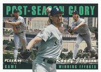 1996 Fleer - Post-Season Glory #4 Randy Johnson Front