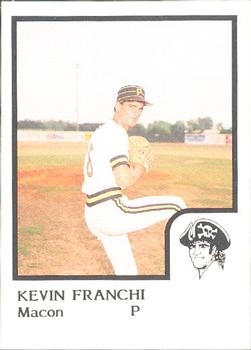 1986 ProCards Macon Pirates #9 Kevin Franchi Front