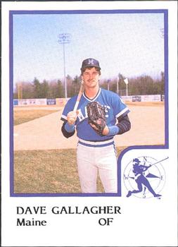 1986 ProCards Maine Guides #NNO Dave Gallagher Front