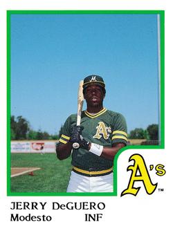 1986 ProCards Modesto A's #NNO Jerry Peguero Front