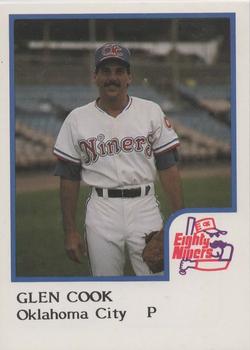 1986 ProCards Oklahoma City 89ers #4 Glen Cook Front