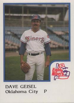 1986 ProCards Oklahoma City 89ers #6 Dave Geisel Front