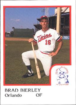 1986 ProCards Orlando Twins #2 Brad Bierley Front