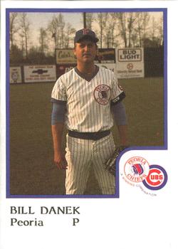 1986 ProCards Peoria Chiefs #NNO Bill Danek Front