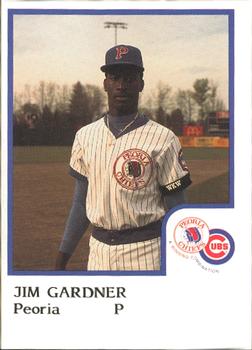 1986 ProCards Peoria Chiefs #NNO Jim Gardner Front