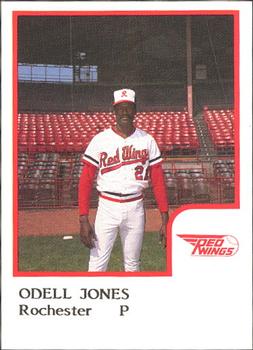 1986 ProCards Rochester Red Wings #NNO Odell Jones Front