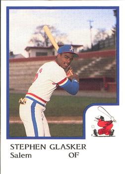 1986 ProCards Salem Red Birds #10 Stephen Glasker Front