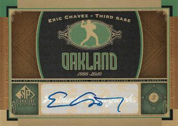 2012 SP Signature Edition #OAK-3 Eric Chavez Front