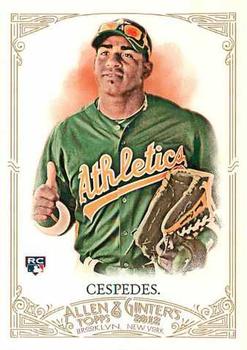 2012 Topps Allen & Ginter #79 Yoenis Cespedes Front