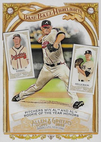 2012 Topps Allen & Ginter - Baseball Highlights Cabinets #BH-5 Jeremy Hellickson / Craig Kimbrel Front