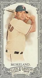 2012 Topps Allen & Ginter - Mini Black Border #8 Mitch Moreland Front