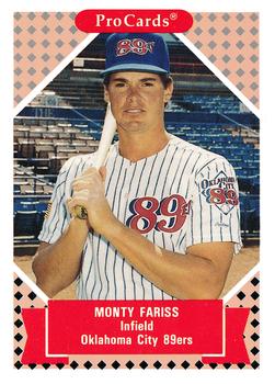 1991-92 ProCards Tomorrow's Heroes #152 Monty Fariss Front