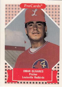 1991-92 ProCards Tomorrow's Heroes #316 Omar Olivares Front