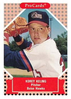 1991-92 ProCards Tomorrow's Heroes #37 Korey Keling Front