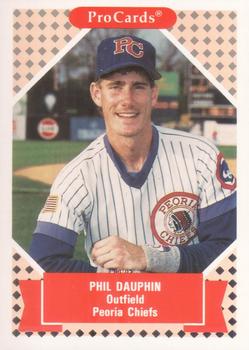 1991-92 ProCards Tomorrow's Heroes #209 Phil Dauphin Front