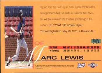 1997 Best - Best All-Stars #9 Marc Lewis Back