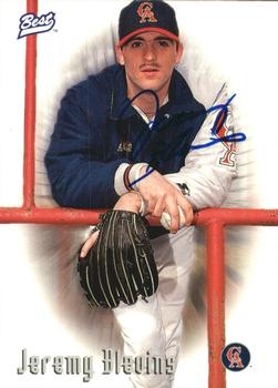 1997 Best - Autographs Autograph Series #NNO Jeremy Blevins Front