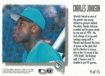 1996 Fleer - Rookie Sensations #9 Charles Johnson Back