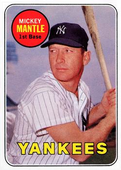 1969 Topps #500 Mickey Mantle Front