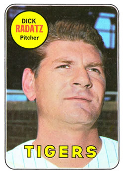 1969 Topps #663 Dick Radatz Front