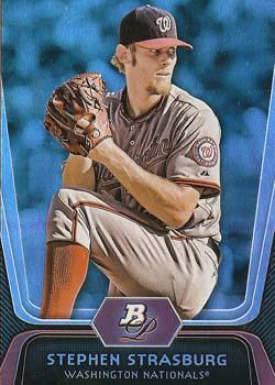 2012 Bowman Platinum #80 Stephen Strasburg Front