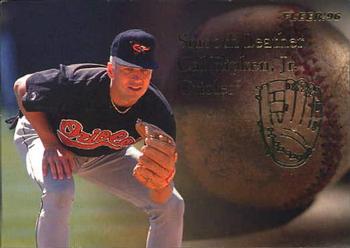 1996 Fleer Update - Smooth Leather #9 Cal Ripken, Jr. Front