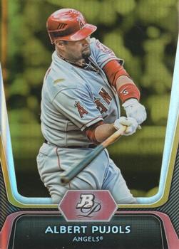 2012 Bowman Platinum - Gold #68 Albert Pujols Front