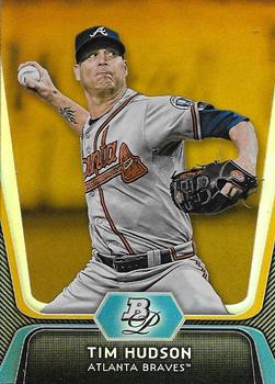 2012 Bowman Platinum - Gold #71 Tim Hudson Front