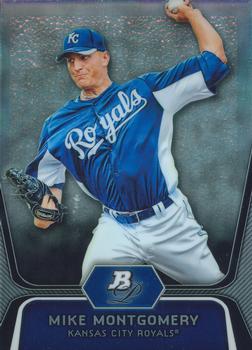 2012 Bowman Platinum - Prospects Refractors #BPP28 Mike Montgomery Front