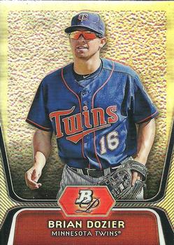 2012 Bowman Platinum - Prospects Refractors #BPP62 Brian Dozier Front