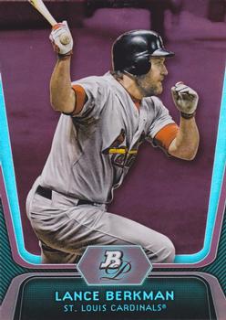 2012 Bowman Platinum - Ruby #15 Lance Berkman Front