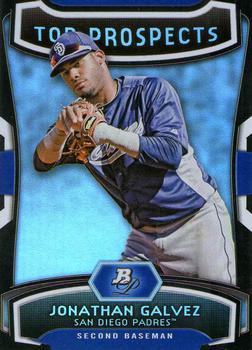 2012 Bowman Platinum - Top Prospects #TP-JGZ Jonathan Galvez Front