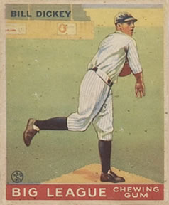 1933 Goudey (R319) #19 Bill Dickey Front