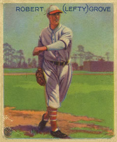 1933 Goudey (R319) #220 Lefty Grove Front